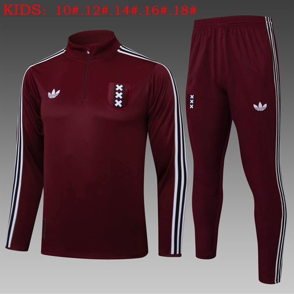 Ninos Sudadera De Training Ajax 2025/26 Rojo 5